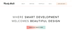 Desktop Screenshot of nicelybuilt.com